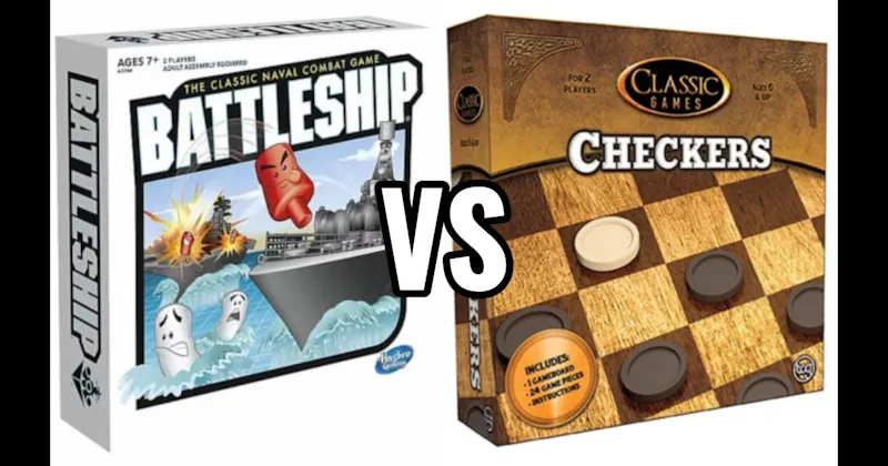 Battleship vs. Checkers