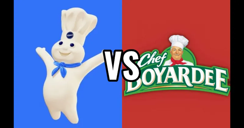 Chef Boyardee vs. Pillsbury Doughboy