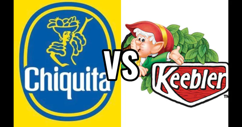 Chiquita Banana Lady vs. Ernie the Elf (Keebler Elves)