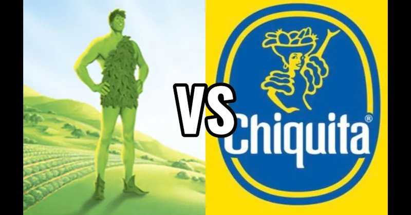 Chiquita Banana Lady vs. Jolly Green Giant