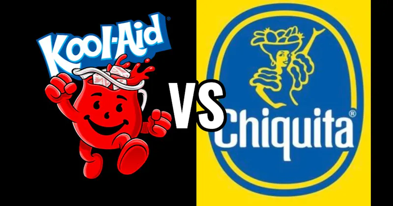 Chiquita Banana Lady vs. Kool-Aid Man