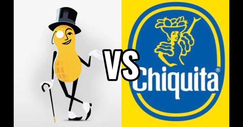 Chiquita Banana Lady vs. Mr. Peanut