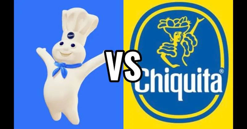 Chiquita Banana Lady vs. Pillsbury Doughboy