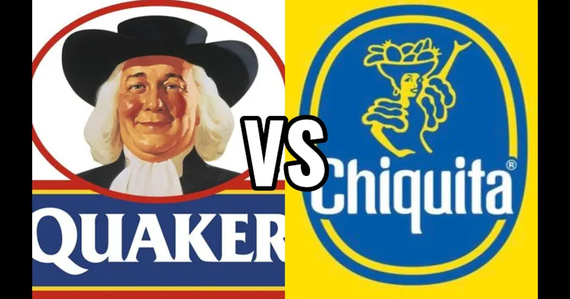 Chiquita Banana Lady vs. Quaker Man