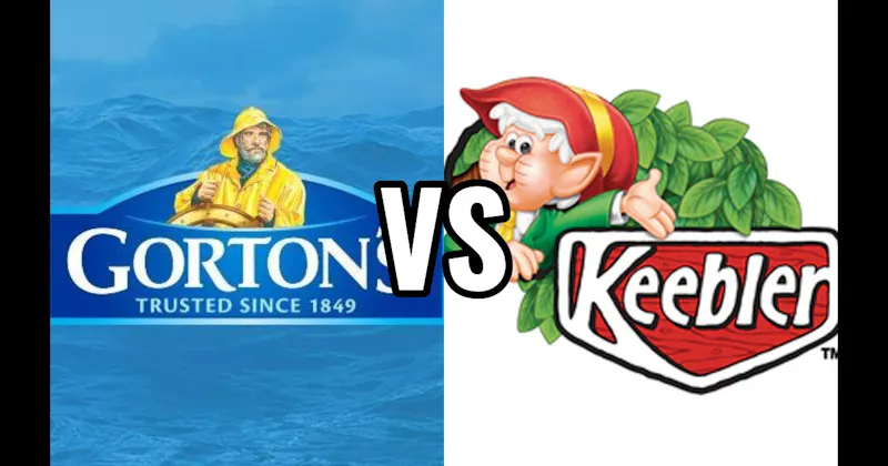 Ernie the Elf (Keebler Elves) vs. Gorton’s Fisherman