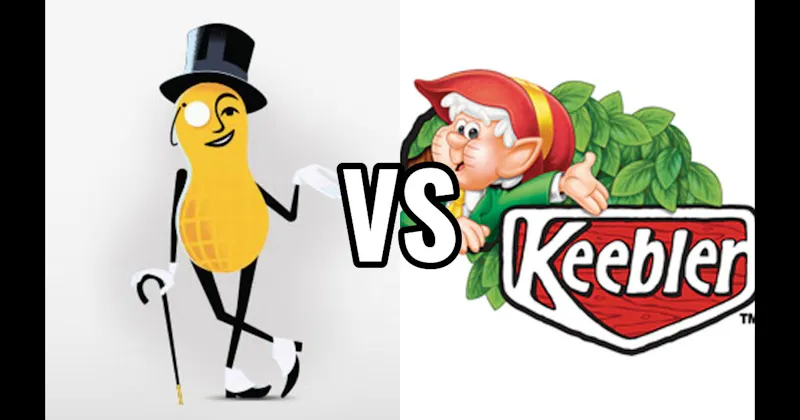 Ernie the Elf (Keebler Elves) vs. Mr. Peanut