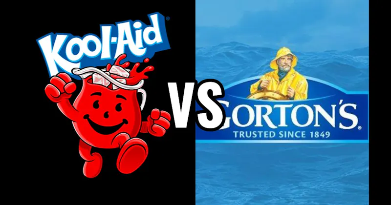 Gorton’s Fisherman vs. Kool-Aid Man