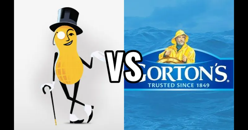 Gorton’s Fisherman vs. Mr. Peanut