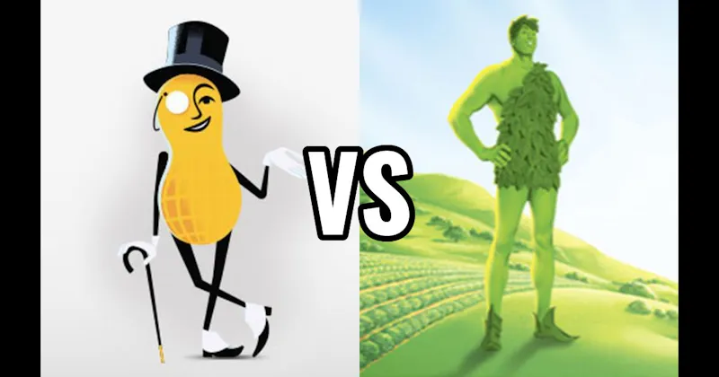 Jolly Green Giant vs. Mr. Peanut