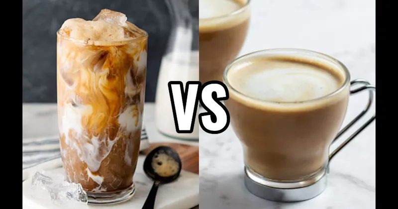Flat White vs. Iced Latte