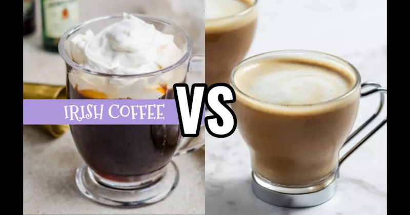 Flat White vs. Irish Coffee