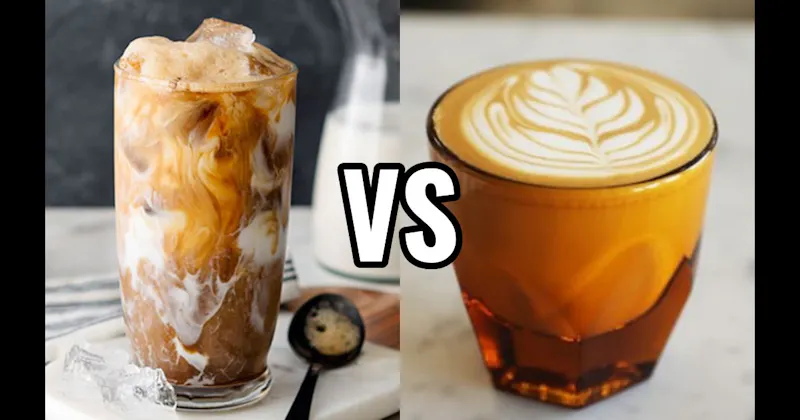 Iced Latte vs. Latte