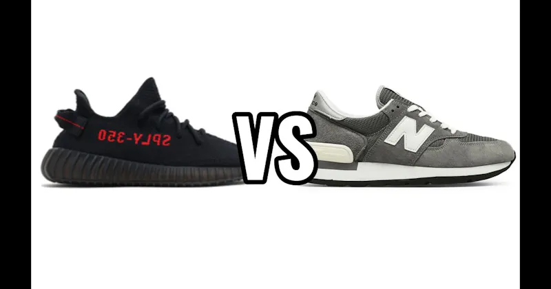 Adidas Yeezy Boost 350 vs. New Balance 990