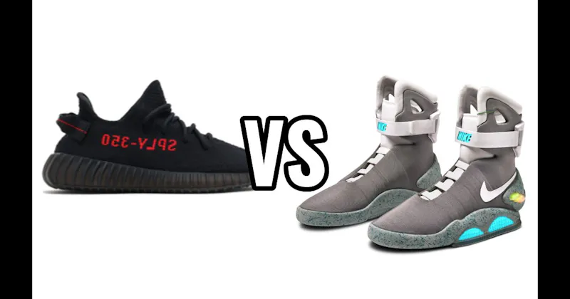 Adidas Yeezy Boost 350 vs. Nike MAG (Back to the Future)