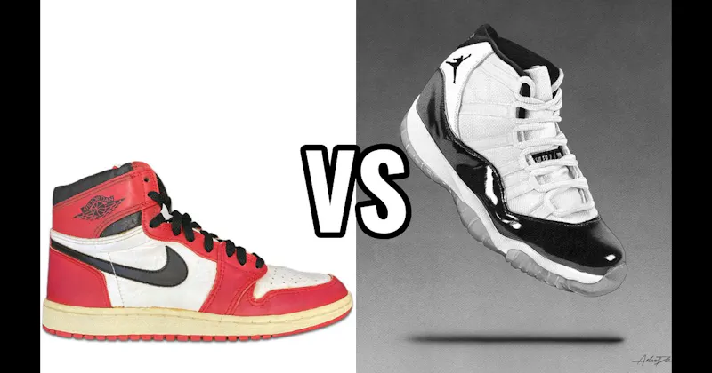 Air Jordan 1 vs. Air Jordan 11