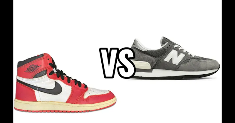 Air Jordan 1 vs. New Balance 990