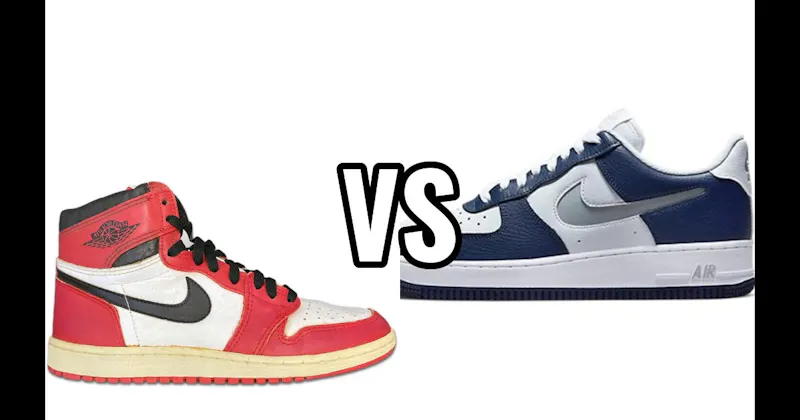 Air Jordan 1 vs. Nike Air Force 1