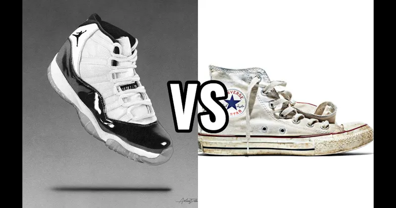 Air Jordan 11 vs. Converse Chuck Taylor All-Star