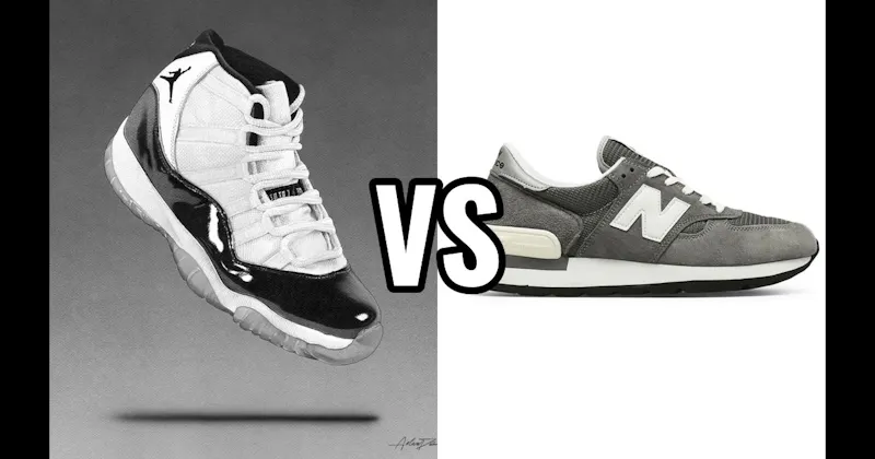 Air Jordan 11 vs. New Balance 990