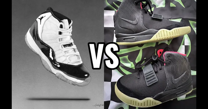 Air Jordan 11 vs. Nike Air Yeezy 2