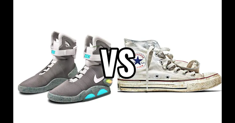 Converse Chuck Taylor All-Star vs. Nike MAG (Back to the Future)
