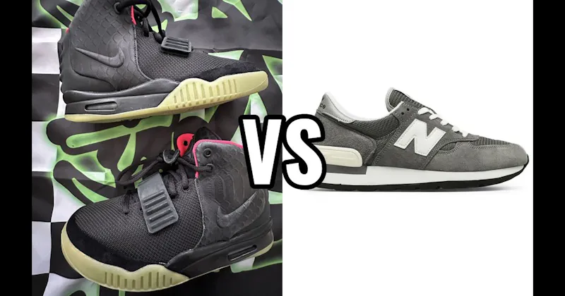 New Balance 990 vs. Nike Air Yeezy 2