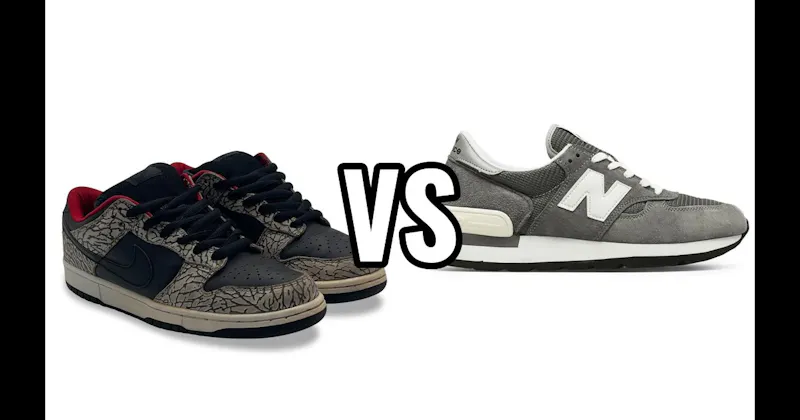 New Balance 990 vs. Nike Dunk SB
