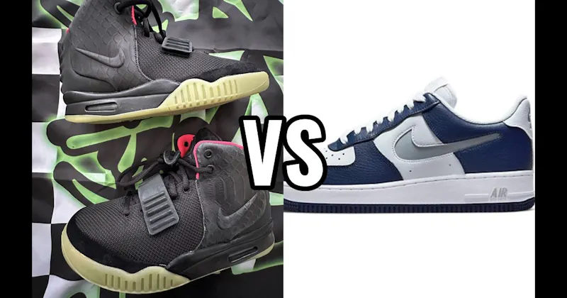 Nike Air Force 1 vs. Nike Air Yeezy 2