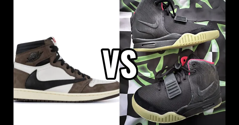 Nike Air Yeezy 2 vs. Travis Scott x Air Jordan 1 (Mocha) 