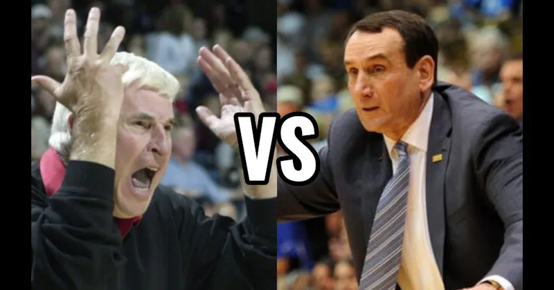 Bob Knight vs. Mike Krzyzewski