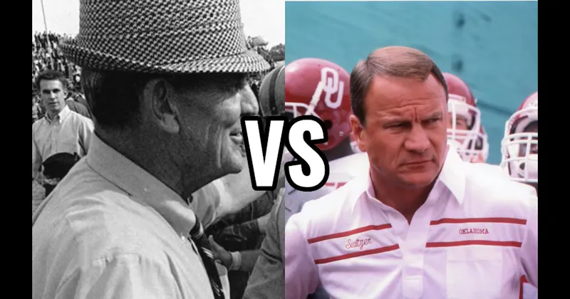 Barry Switzer vs. Bear Bryant