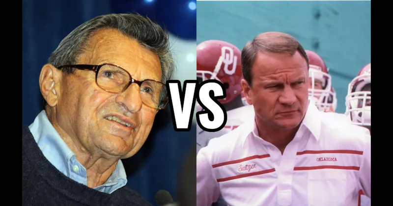 Barry Switzer vs. Joe Paterno
