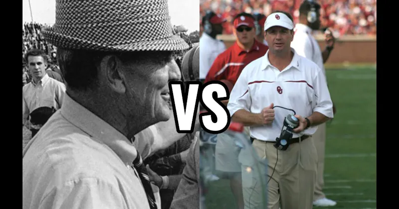 Bear Bryant vs. Bob Stoops