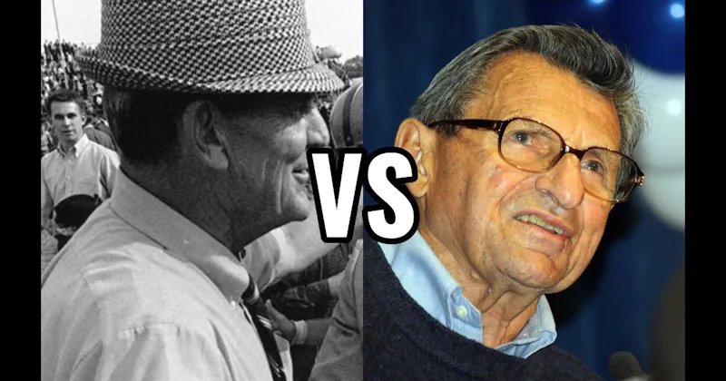 Bear Bryant vs. Joe Paterno
