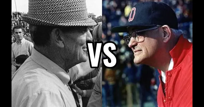 Bear Bryant vs. Woody Hayes
