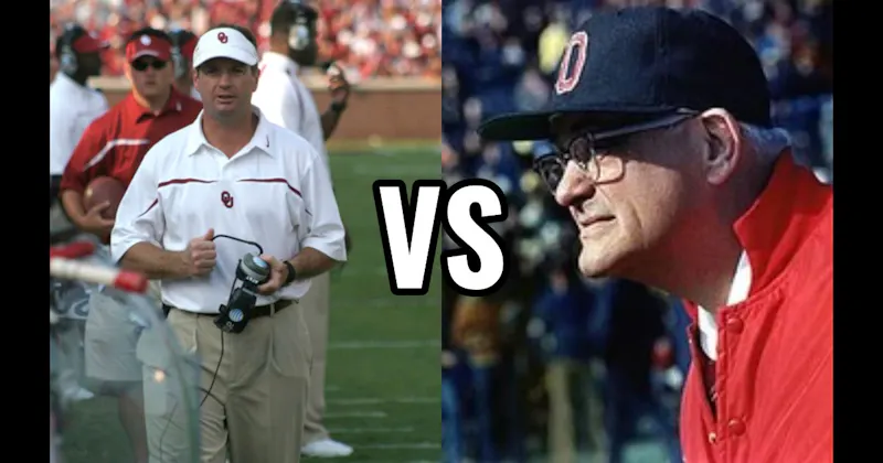 Bob Stoops vs. Woody Hayes