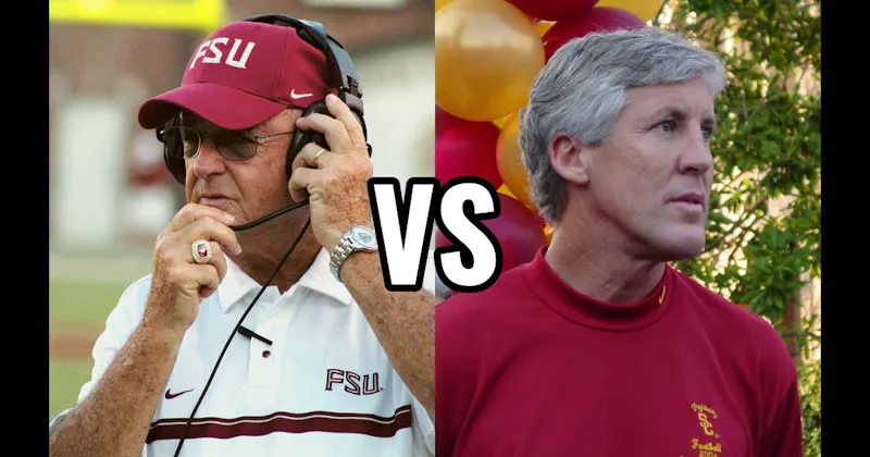 Bobby Bowden vs. Pete Carroll