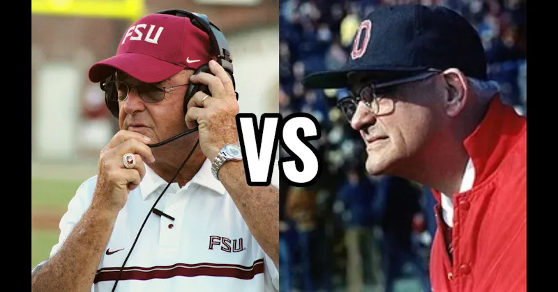 Bobby Bowden vs. Woody Hayes