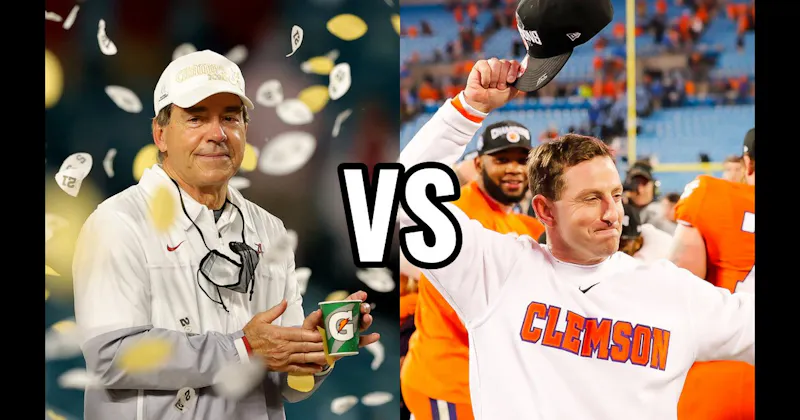 Dabo Swinney vs. Nick Saban