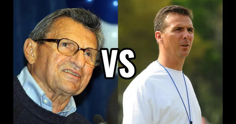 Joe Paterno vs. Urban Meyer