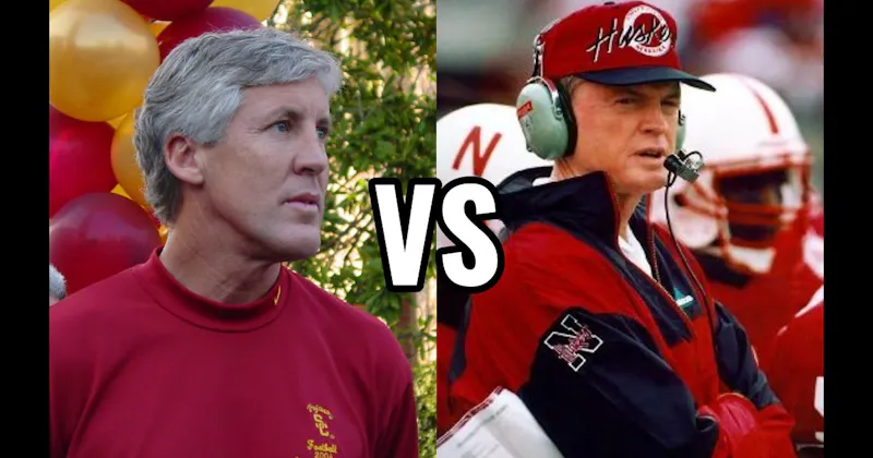 Pete Carroll vs. Tom Osborne