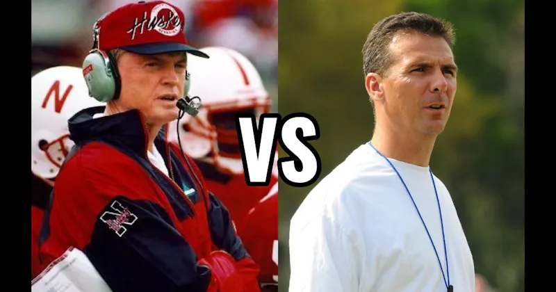 Tom Osborne vs. Urban Meyer