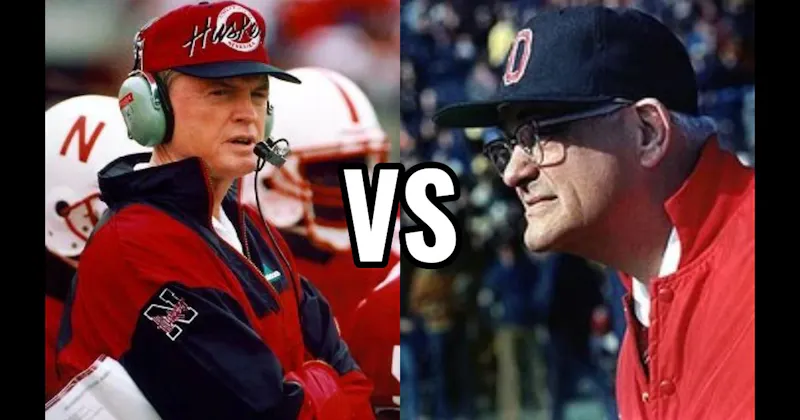 Tom Osborne vs. Woody Hayes