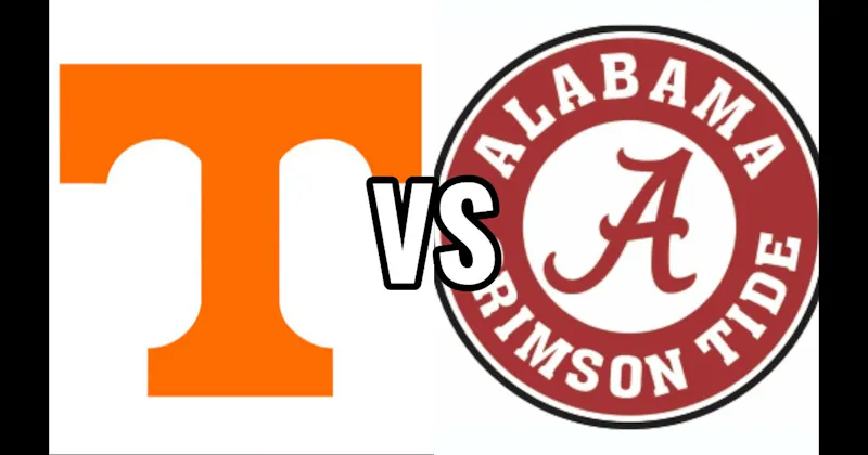 Alabama Crimson Tide vs. Tennessee Volunteers