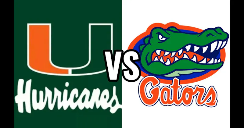 Florida Gators vs. Miami Hurricanes