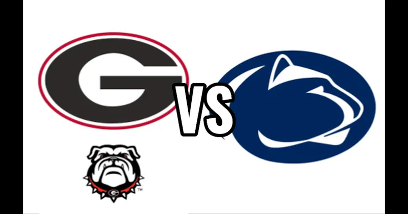Georgia Bulldogs vs. Penn State Nittany Lions