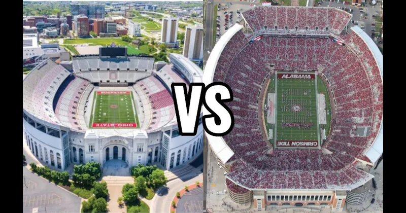 Bryant–Denny Stadium (Alabama) vs. Ohio Stadium (Ohio State — “The Horseshoe”)