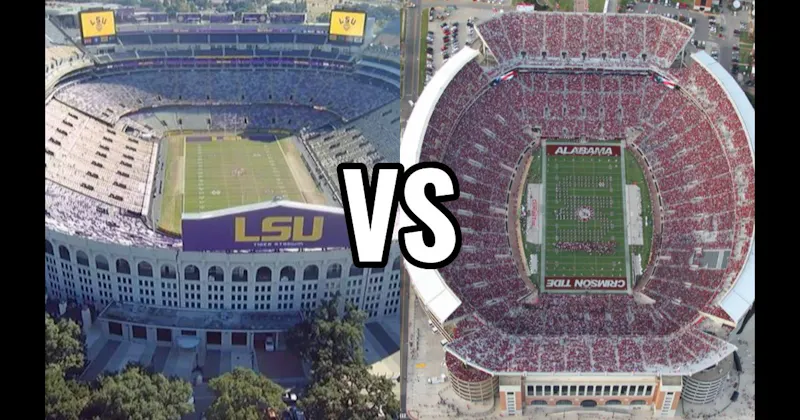 Bryant–Denny Stadium (Alabama) vs. Tiger Stadium (LSU — “Death Valley”)