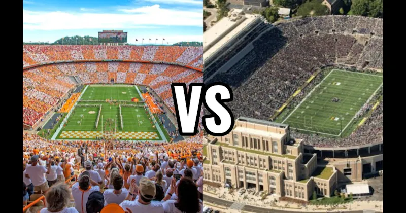 Neyland Stadium (Tennessee) vs. Notre Dame Stadium (Notre Dame)