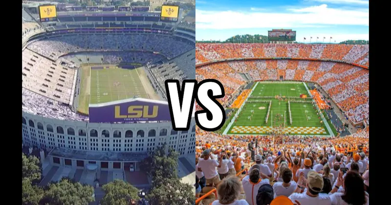 Neyland Stadium (Tennessee) vs. Tiger Stadium (LSU — “Death Valley”)